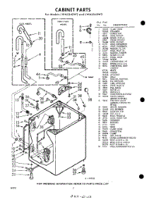 02 - Section parts for Whirlpool Washer LWA5545W3 / from AppliancePartsPros.com