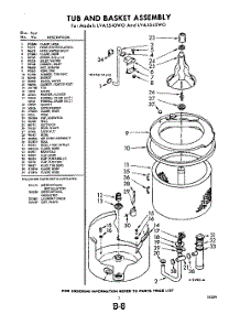 03 - Section parts for Whirlpool Washer LVA5540W0 / from AppliancePartsPros.com
