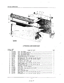 12 - Litter Bin And Door parts for Kitchenaid Compactor KCS100 / from AppliancePartsPros.com