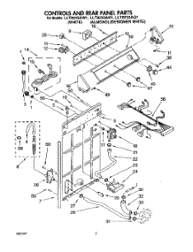 02 - Controls And Rear Panel parts for Whirlpool Washer LLT8233AQ1 / from AppliancePartsPros.com