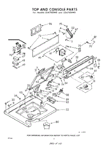 04 - Top Console parts for Whirlpool Washer LDA7500W0 / from AppliancePartsPros.com