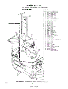 06 - Water System parts for Whirlpool Washer LDA7500W0 / from AppliancePartsPros.com