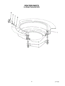 06 - Heater parts for Kitchenaid Dishwasher KUDA230YAL1 / from AppliancePartsPros.com