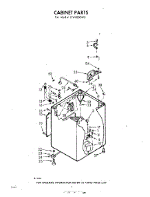 02 - Cabinet parts for Whirlpool Washer LFA9800W0 / from AppliancePartsPros.com