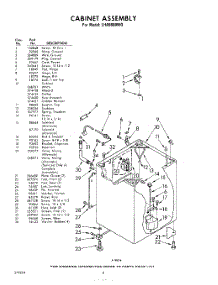 06 - Cabinet parts for Whirlpool Washer LHA9800W0 / from AppliancePartsPros.com