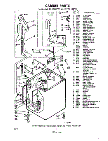 02 - Section parts for Whirlpool Washer LVA5540W1 / from AppliancePartsPros.com