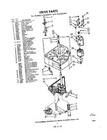 03 - Section parts for Whirlpool Washer LVA5540W1 / from AppliancePartsPros.com