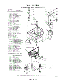 03 - Section parts for Whirlpool Washer LWA5565W3 / from AppliancePartsPros.com