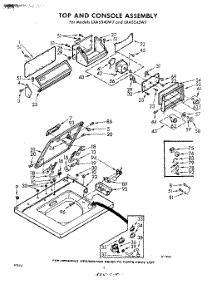 04 - Top And Console parts for Whirlpool Washer LXA5545W7 / from AppliancePartsPros.com