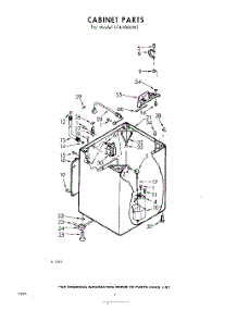 02 - Cabinet parts for Whirlpool Washer LFA9800W1 / from AppliancePartsPros.com