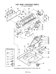 05 - Top And Console parts for Whirlpool Washer LFA9800W1 / from AppliancePartsPros.com