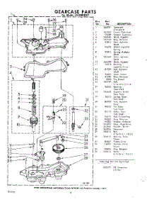 08 - Gear Case parts for Whirlpool Washer LHA9800W1 / from AppliancePartsPros.com
