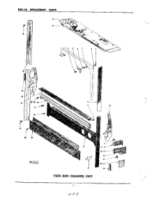 17 - Trim And Channel parts for Kitchenaid Dishwasher KDS16SC / from AppliancePartsPros.com