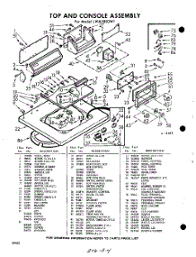 04 - Section parts for Whirlpool Washer LWA5800W1 / from AppliancePartsPros.com
