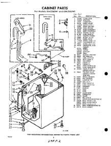 02 - Section parts for Whirlpool Washer LXA5560W1 / from AppliancePartsPros.com