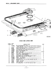 11 - Door And Latch parts for Kitchenaid Dishwasher KDS16WSC / from AppliancePartsPros.com