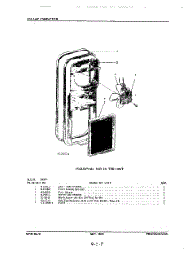 15 - Charcoal Air Filter parts for Kitchenaid Compactor KCS100C / from AppliancePartsPros.com