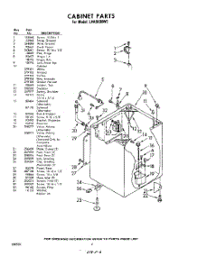 06 - Cabinet parts for Whirlpool Washer LHA9800W2 / from AppliancePartsPros.com