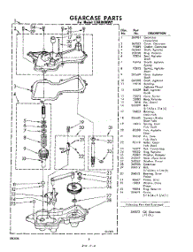 08 - Gear Case parts for Whirlpool Washer LHA9800W2 / from AppliancePartsPros.com