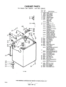 02 - Cabinet parts for Whirlpool Washer LDA7505W1 / from AppliancePartsPros.com