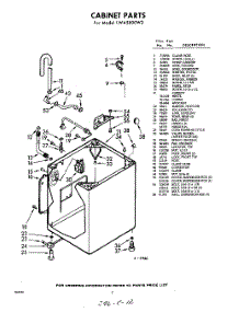 02 - Section parts for Whirlpool Washer LWA5800W2 / from AppliancePartsPros.com