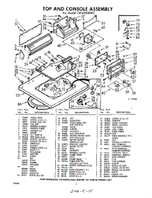 04 - Section parts for Whirlpool Washer LWA5800W2 / from AppliancePartsPros.com