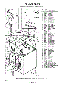 04 - Cabinet parts for Whirlpool Washer LXA5560W2 / from AppliancePartsPros.com