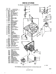 05 - Drive parts for Whirlpool Washer LXA5560W2 / from AppliancePartsPros.com