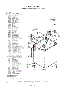 02 - Cabinet parts for Whirlpool Washer LDA7600W0 / from AppliancePartsPros.com