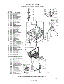 05 - Drive System parts for Whirlpool Washer LXA5560W3 / from AppliancePartsPros.com