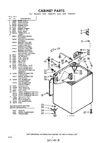 02 - Cabinet parts for Whirlpool Washer LDA7600W1 / from AppliancePartsPros.com
