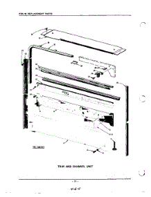 19 - Trim And Channel parts for Kitchenaid Dishwasher KDS18 / from AppliancePartsPros.com
