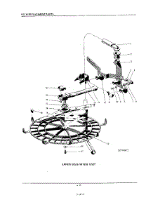 15 - Upper Wash And Rinse parts for Kitchenaid Dishwasher KDS19 / from AppliancePartsPros.com