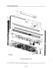 21 - Trim And Channel parts for Kitchenaid Dishwasher KDS19 / from AppliancePartsPros.com