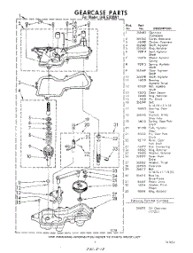 07 - Gear Case parts for Whirlpool Washer LHB5300W1 / from AppliancePartsPros.com