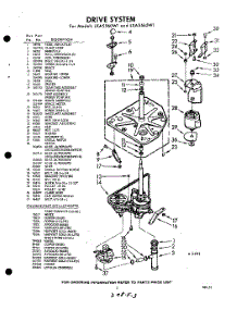 03 - Section parts for Whirlpool Washer LXA5565W1 / from AppliancePartsPros.com