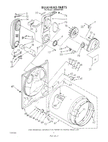 04 - Bulkhead parts for Whirlpool Dryer LG6099XTF0 / from AppliancePartsPros.com