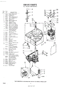 06 - Drive parts for Whirlpool Washer LFB5300W3 / from AppliancePartsPros.com