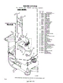 06 - Water System parts for Whirlpool Washer LDA7605W1 / from AppliancePartsPros.com