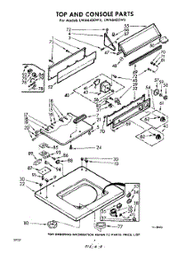 04 - Top And Console parts for Whirlpool Washer LWA6400W6 / from AppliancePartsPros.com