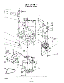 02 - Drive parts for Whirlpool Washer LHB5500W1 / from AppliancePartsPros.com
