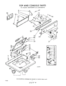 04 - Top And Console parts for Whirlpool Washer LDA7605W2 / from AppliancePartsPros.com