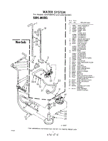 06 - Water System parts for Whirlpool Washer LDA7605W2 / from AppliancePartsPros.com