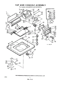 02 - Top And Console parts for Whirlpool Washer LXA5565W4 / from AppliancePartsPros.com
