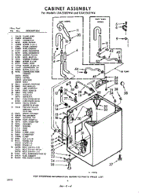 04 - Cabinet parts for Whirlpool Washer LXA5565W4 / from AppliancePartsPros.com