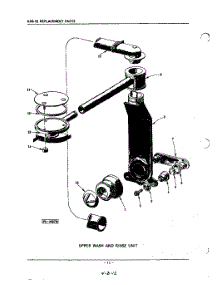12 - Upper Wash And Rinse parts for Kitchenaid Dishwasher KDS38 / from AppliancePartsPros.com