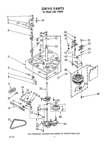 02 - Drive parts for Whirlpool Washer LHB7700W1 / from AppliancePartsPros.com