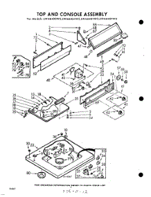 04 - Top And Console parts for Whirlpool Washer LWA6404W2 / from AppliancePartsPros.com