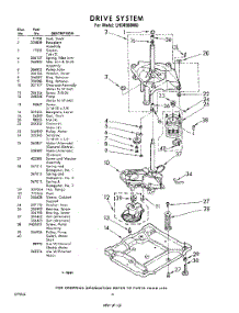 06 - Drive parts for Whirlpool Washer LHC4500W0 / from AppliancePartsPros.com