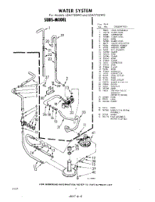 06 - Water System parts for Whirlpool Washer LDA7700W0 / from AppliancePartsPros.com